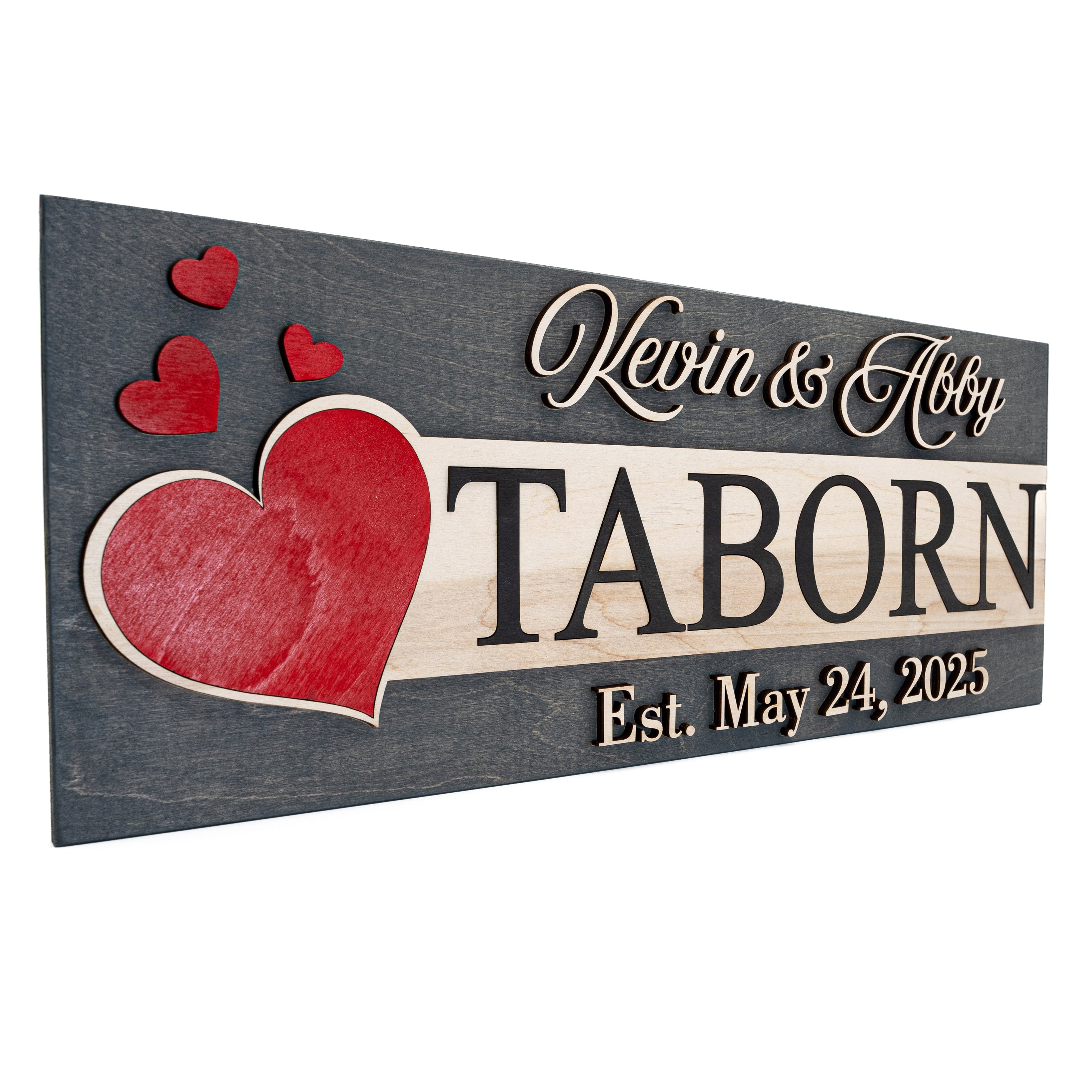 Red Heart Couple Sign