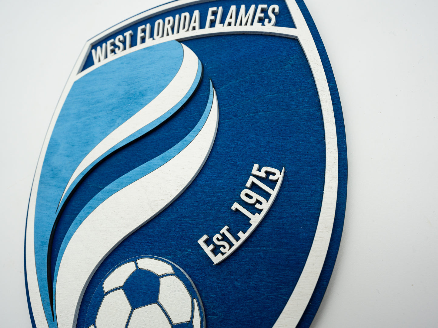 West Florida Flames 3D Wood Art — Fan Edition (Ready to Hang)