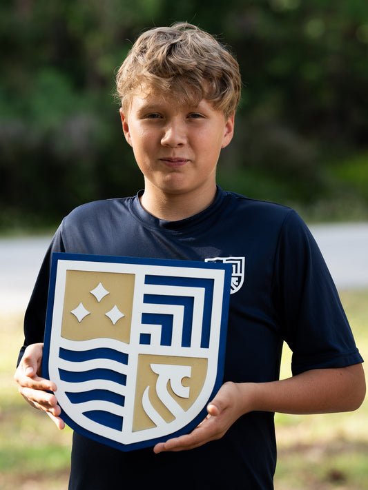 Generations Christian Academy handcrafted 3D multi-layered wood sign
