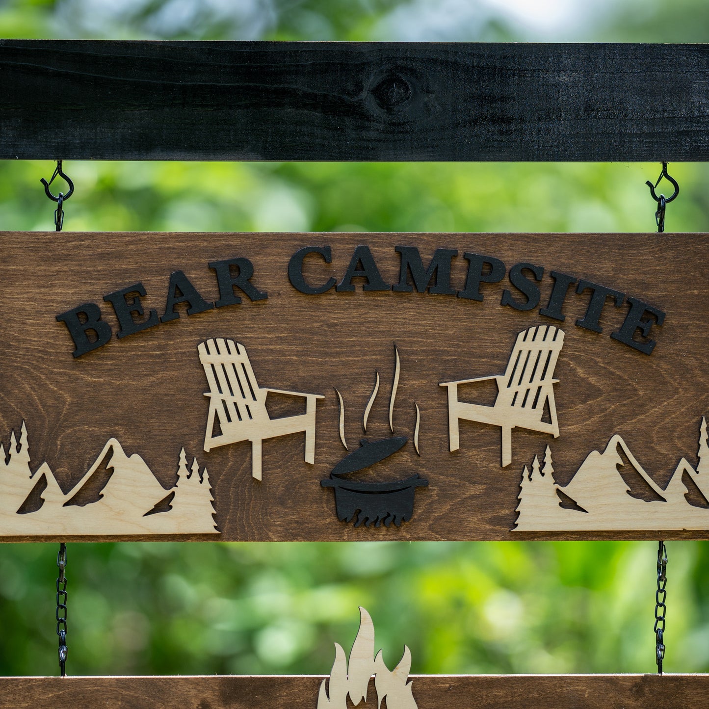 Personalized Wood Campfire Sign | Custom Camping Gifts | Cabin Decor | Camper Decor | Family Name Campsite Sign | Last Name Fire Pit Sign