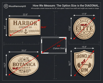 Custom Business Logo Sign | 3D Wood Reception Signage | Made-to-Order