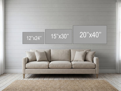 Personalized 3D Wood & Burlap Family Sign